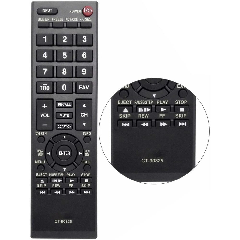 Remote Control CT-90325 Work FOR almost all TOSHIBA LCD LED TV CT90325
